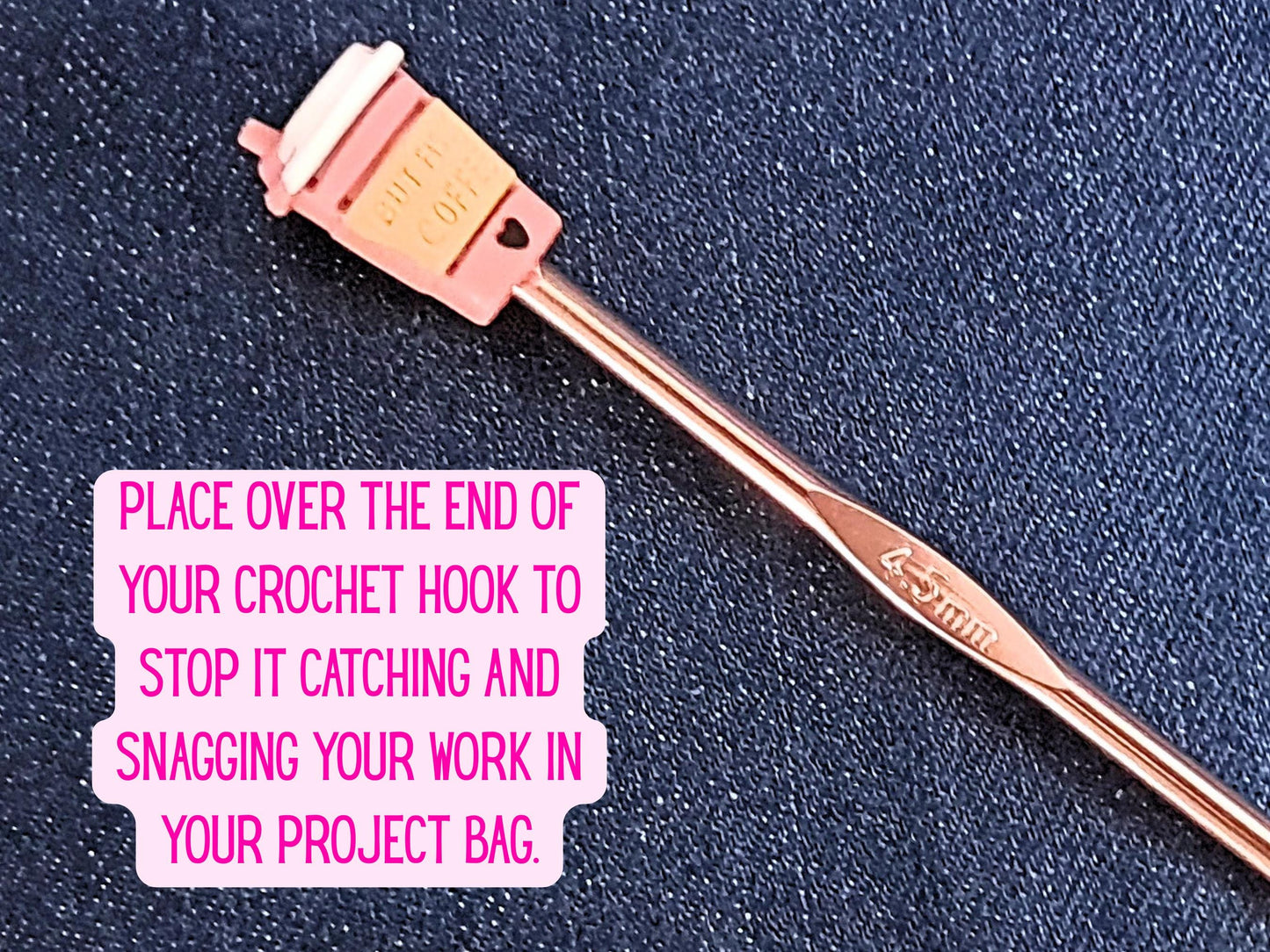 But First Coffee Cup Stitch Stopper, Silicone Bead Scissor Tip Protector, Knitting Needle, Crochet Project Saver, WIP Bag Tool Notion Sewing