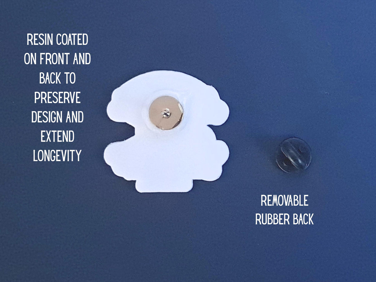 Funny Skull And Crossbones Crochet Pin Badge