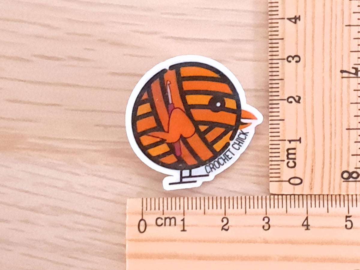 Crochet Chick Pin Badge