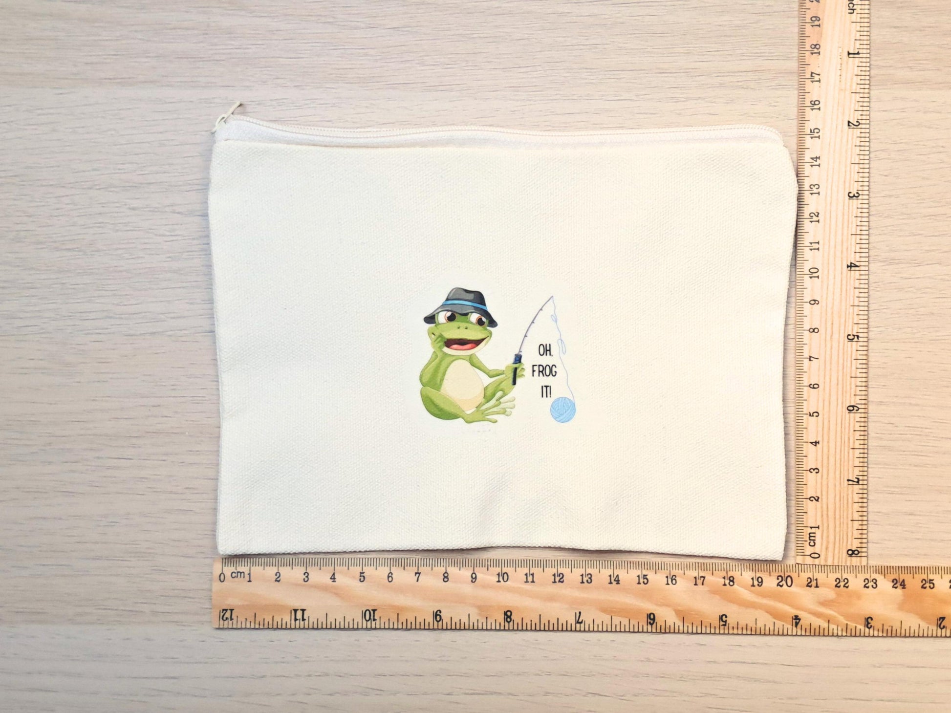 Oh Frog it Crochet Knitting Notions Pouch