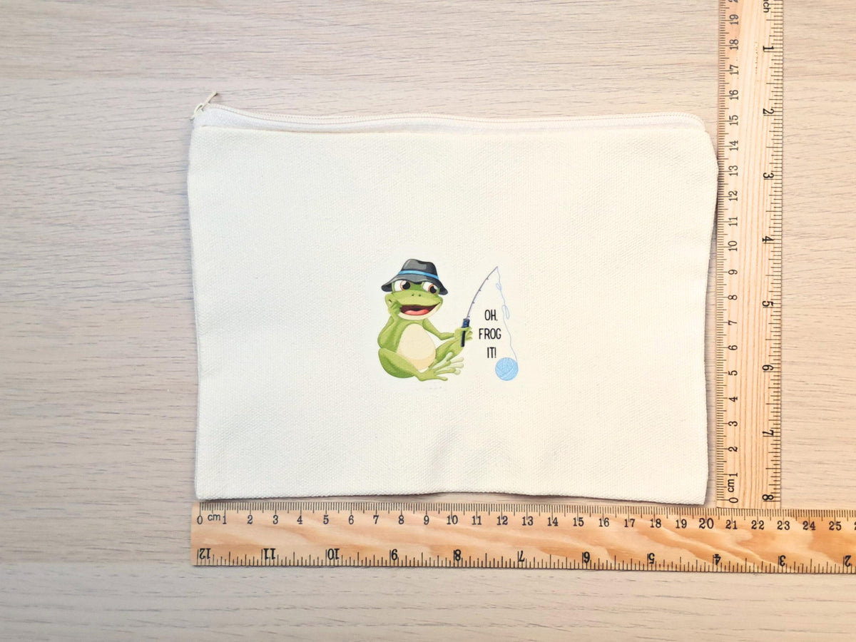 Oh Frog it Crochet Knitting Notions Pouch