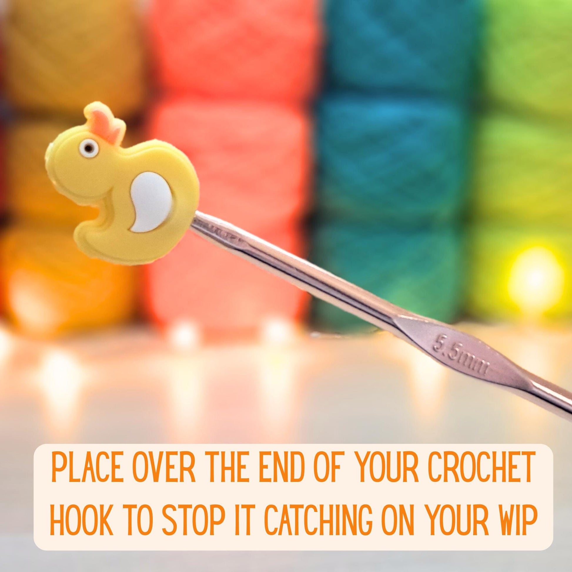 Duck Scissor Fob Or Stitch Stopper Bead