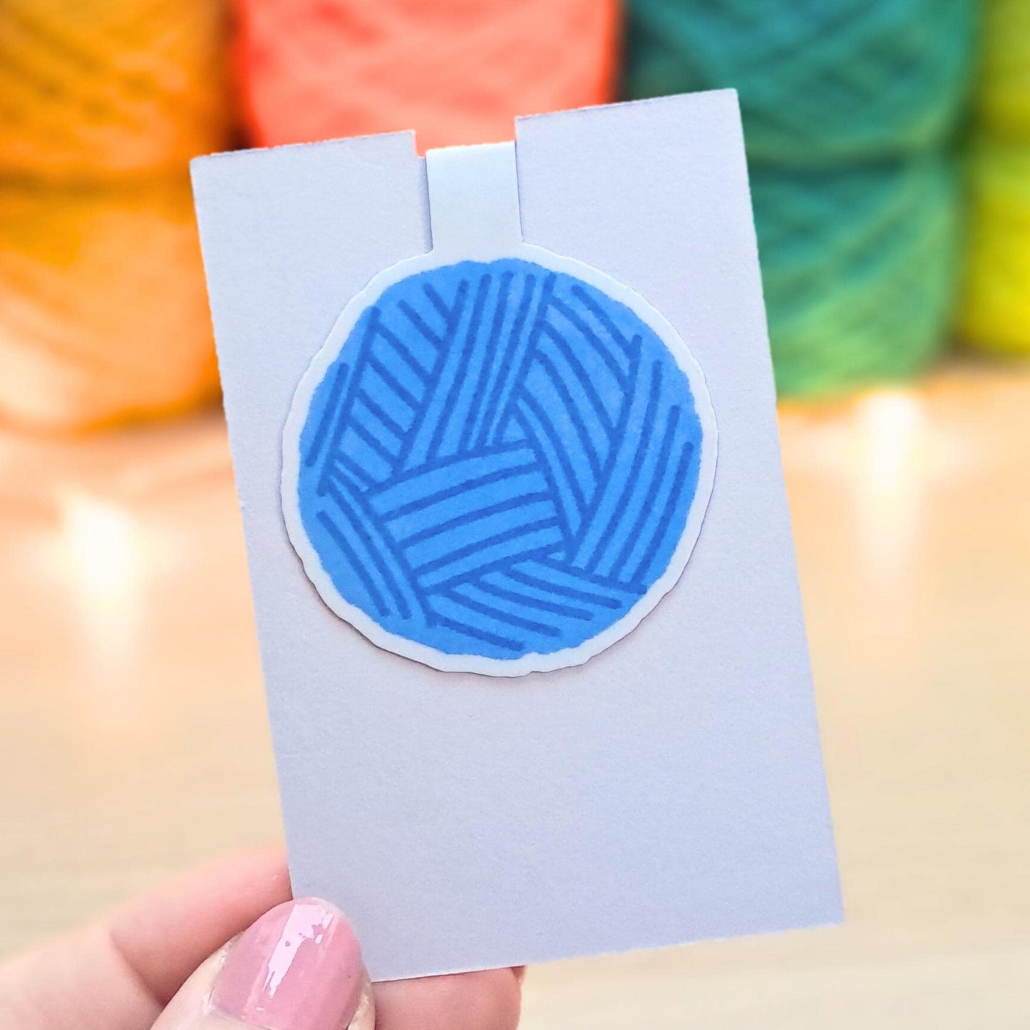 Magnetic Bookmark For Yarn Lovers, Yarn Pirate Page Marker, Funny Yarny Place Keeper, Knit Crochet Pattern Tidy, Fibre Artist Bookworm Gift