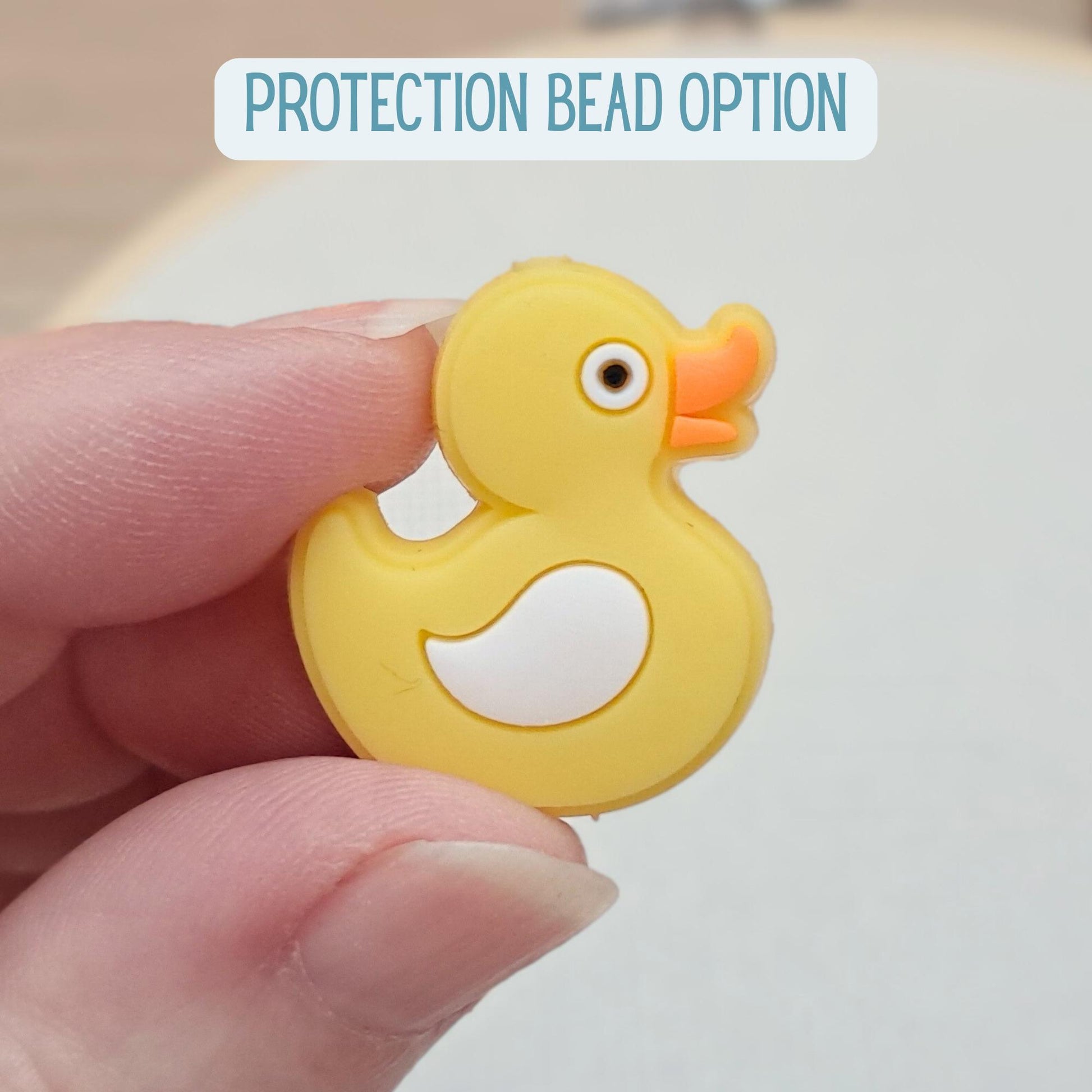 Duck Scissor Fob Or Stitch Stopper Bead