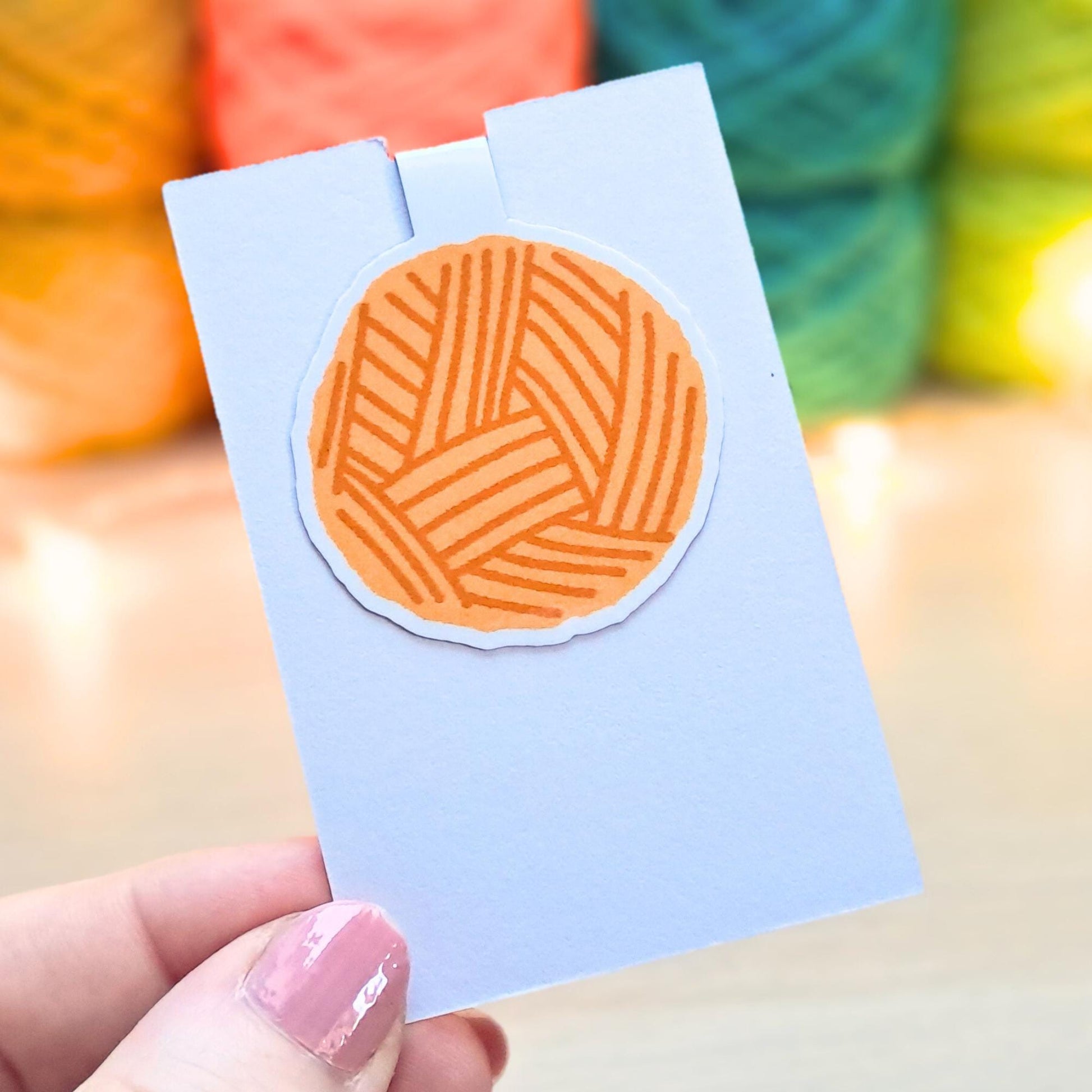 Crochet Chick Magnetic Bookmark, Crocheter Chick Page Marker, Funny Yarn Place Keeper, Pattern Book Essential Fibre Artist Bookworm Giftable