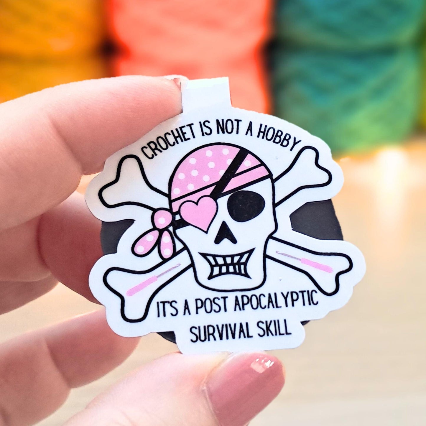 Magnetic Bookmark For Crochet Enthusiasts,Page Marker, Funny Yarny Place Keeper, Knit Crochet Pattern Tidy, Fibre Artist Bookworm Gift