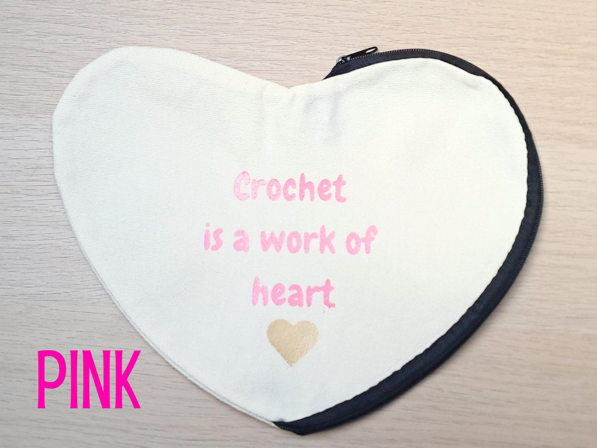 Crochet Is A Work Of Heart Notions Pouch