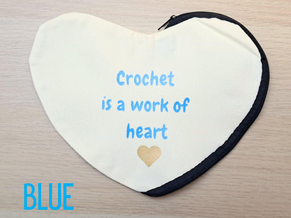 Crochet Is A Work Of Heart Notions Pouch