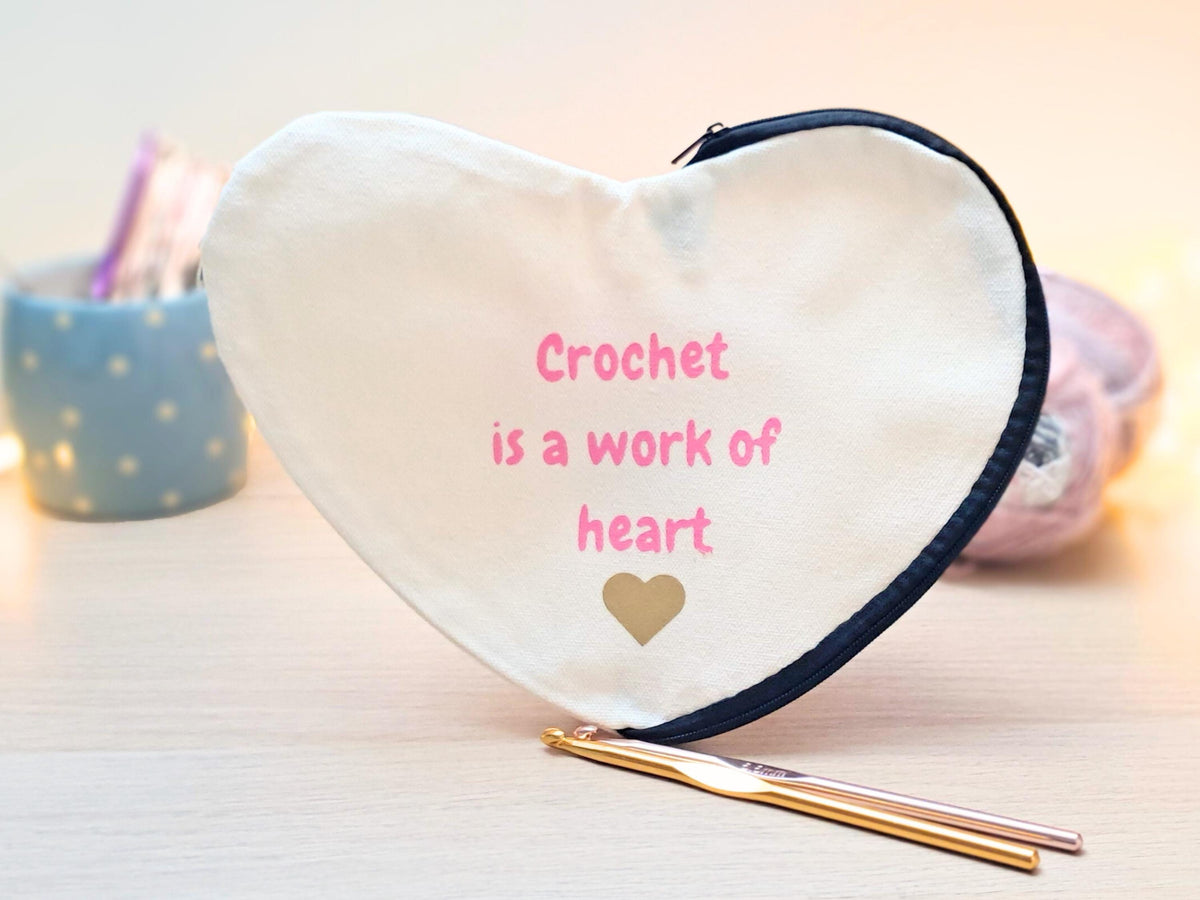Crochet Is A Work Of Heart Notions Pouch