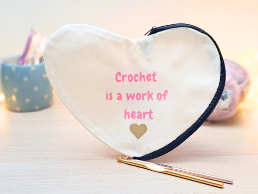 Crochet Is A Work Of Heart Notions Pouch