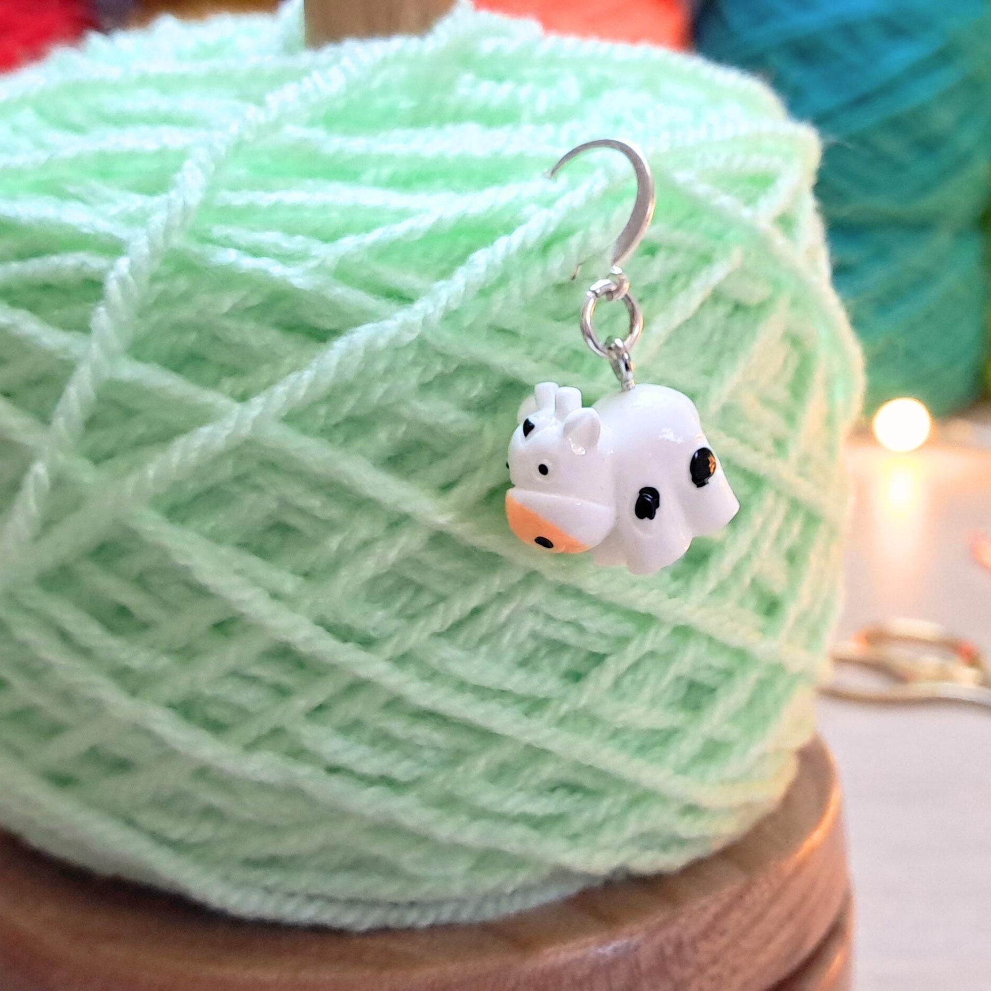 Cow Stitch Marker