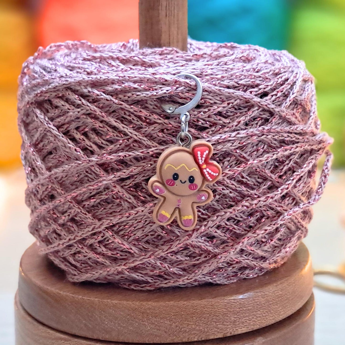 Gingerbread Girl Stitch Marker