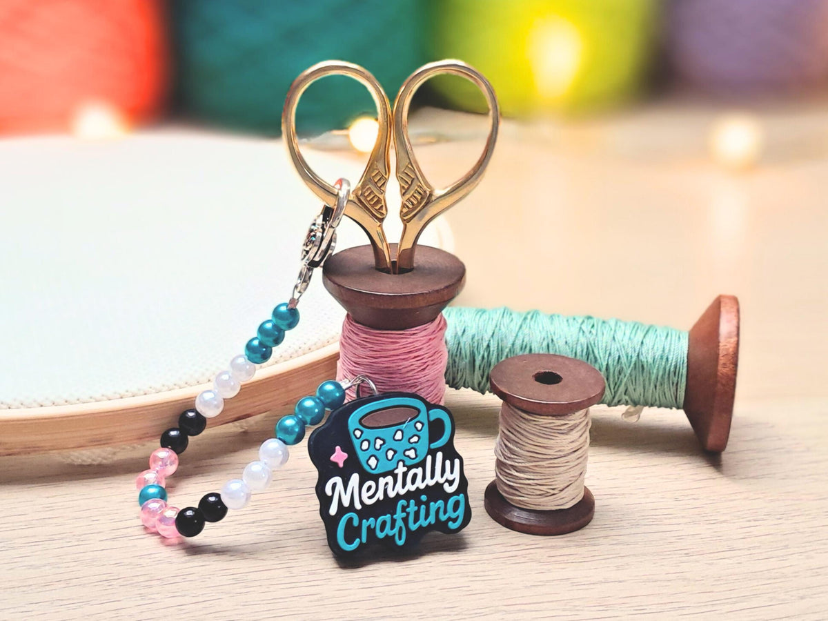 Crafters Scissor Fob with Protection Bead