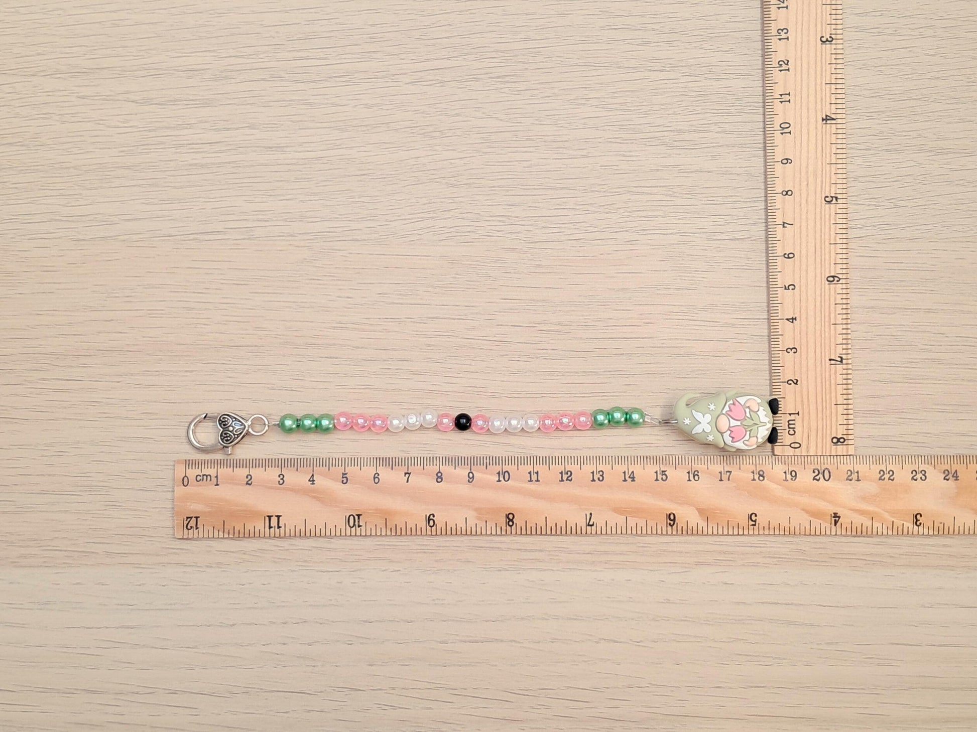 Gnome Scissor Fob with Protection Bead