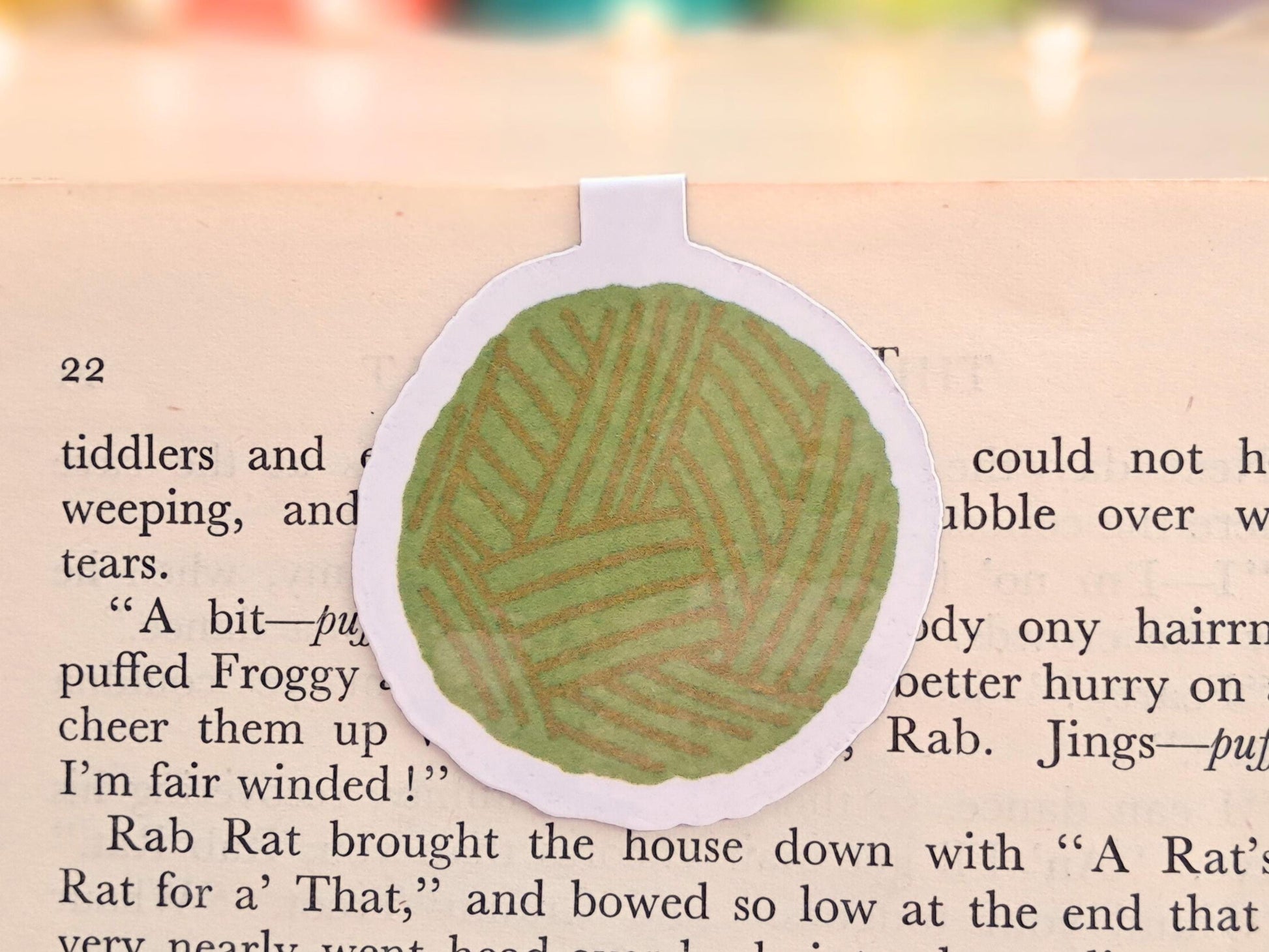 Mushroom Magnetic Bookmark