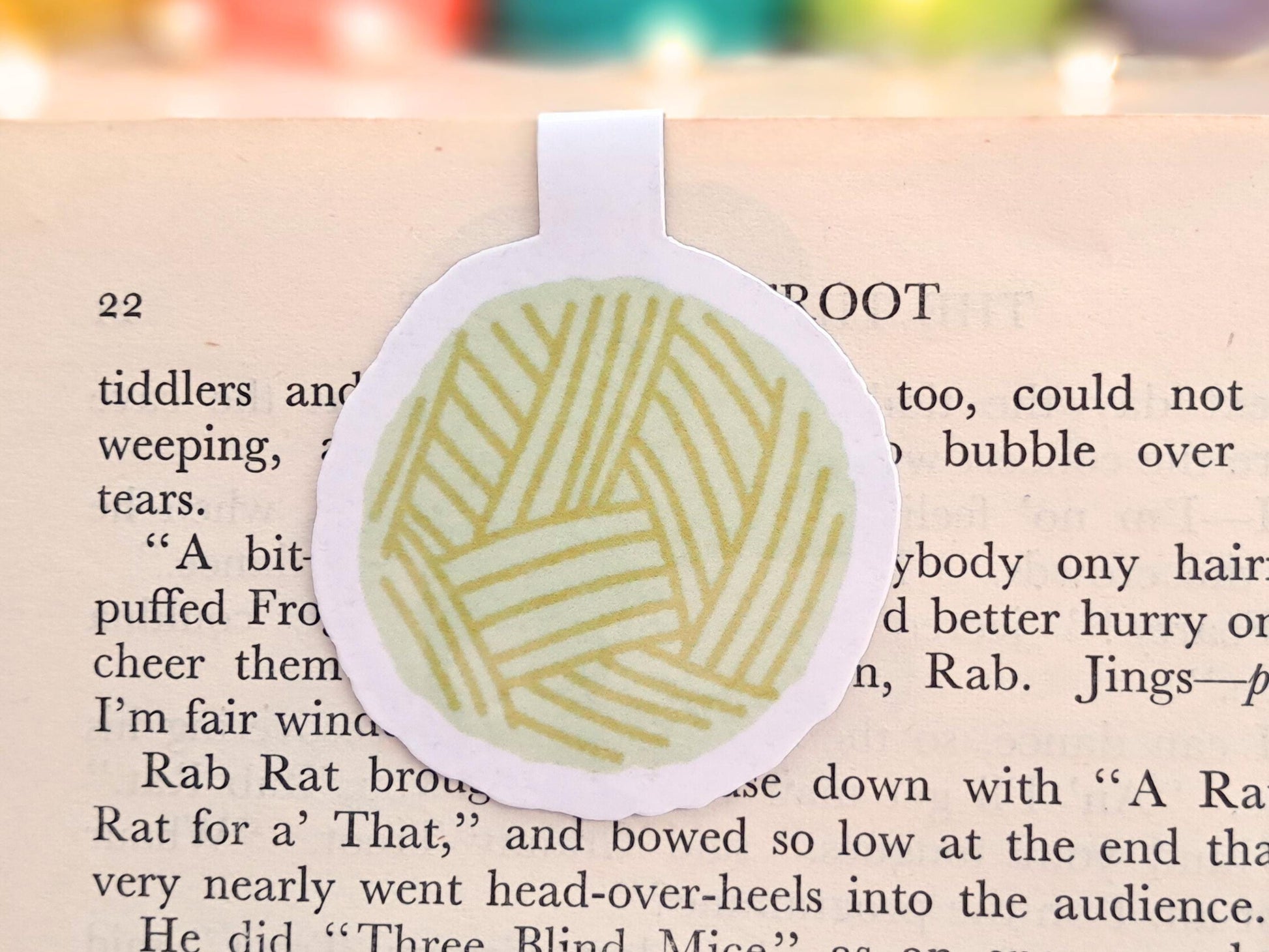 Frog Magnetic Bookmark