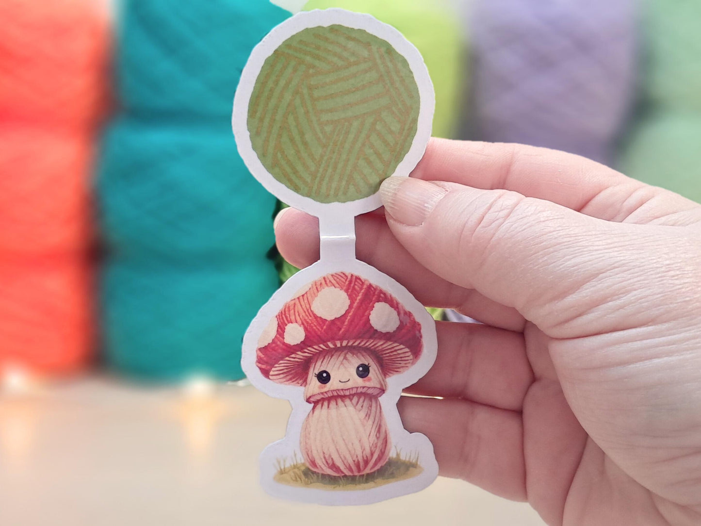 Mushroom Magnetic Bookmark