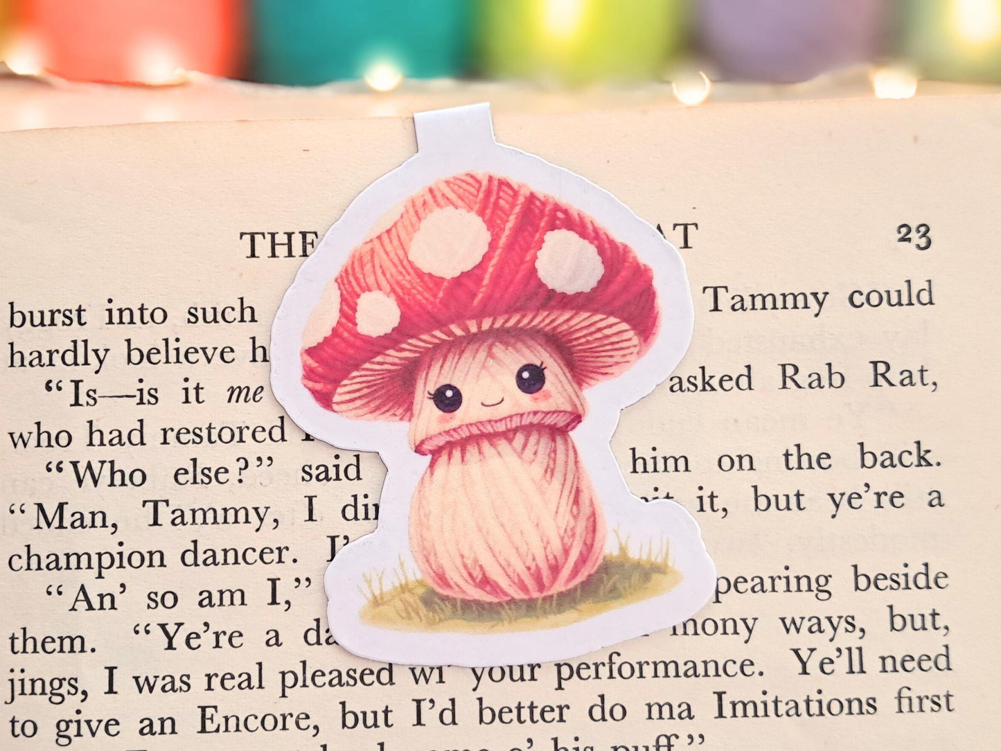 Mushroom Magnetic Bookmark