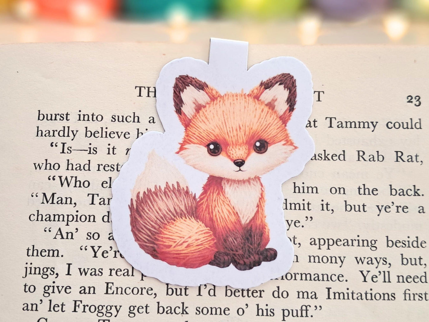 Fox Magnetic Bookmark