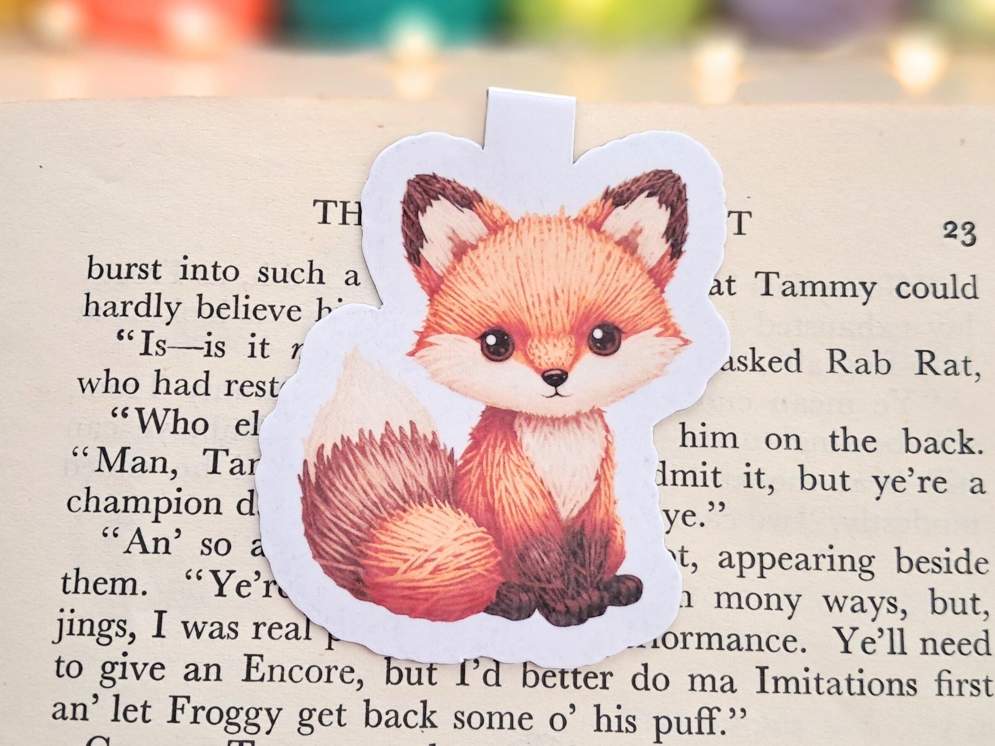 Fox Magnetic Bookmark