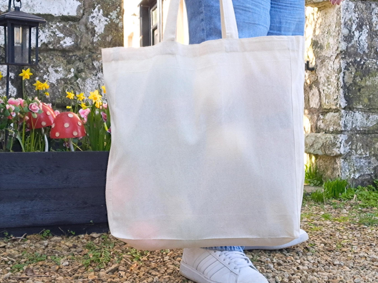 Fox Extra Large Tote Bag, Project Holdall Yarn Pals, Woodland WIP Shopper, Yarn Artist Gift