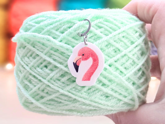 Flamingo Stitch Marker