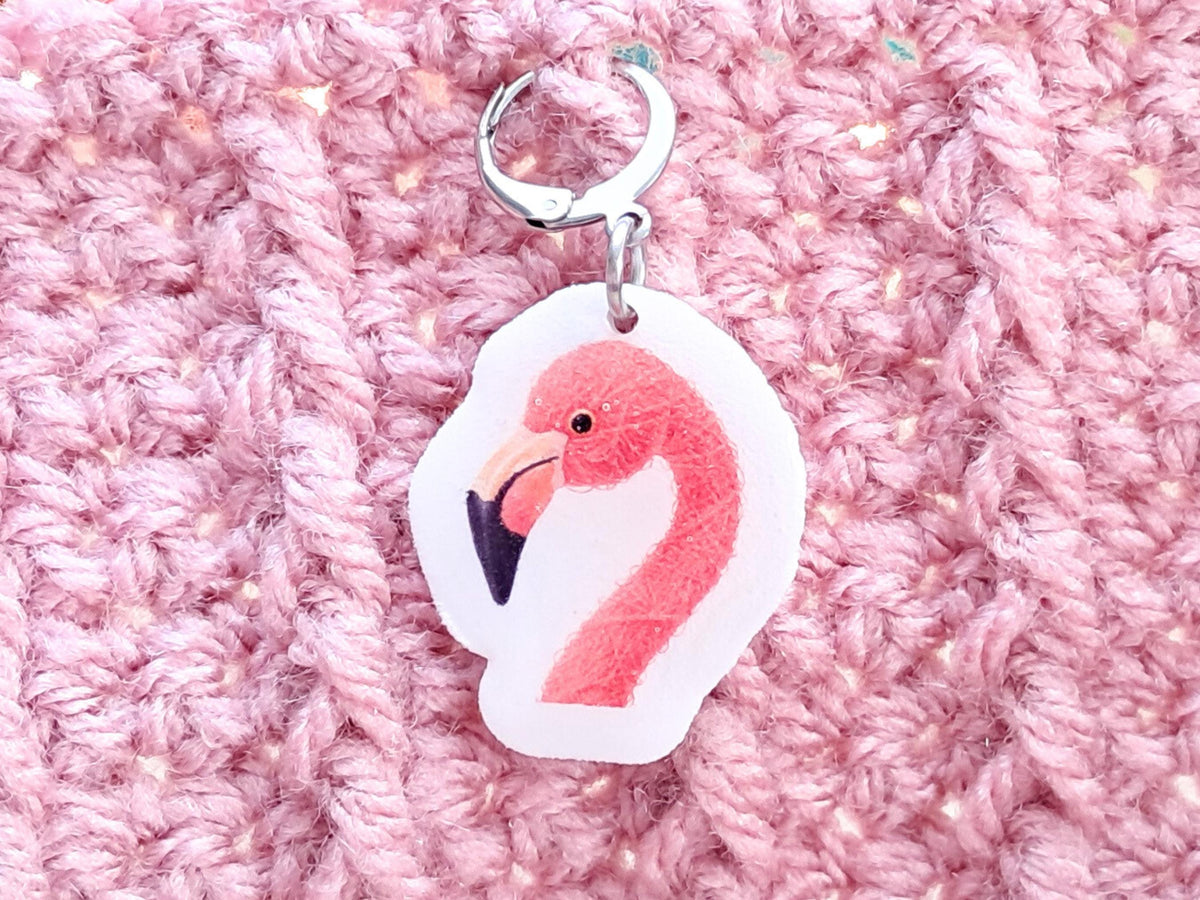 Flamingo Stitch Marker