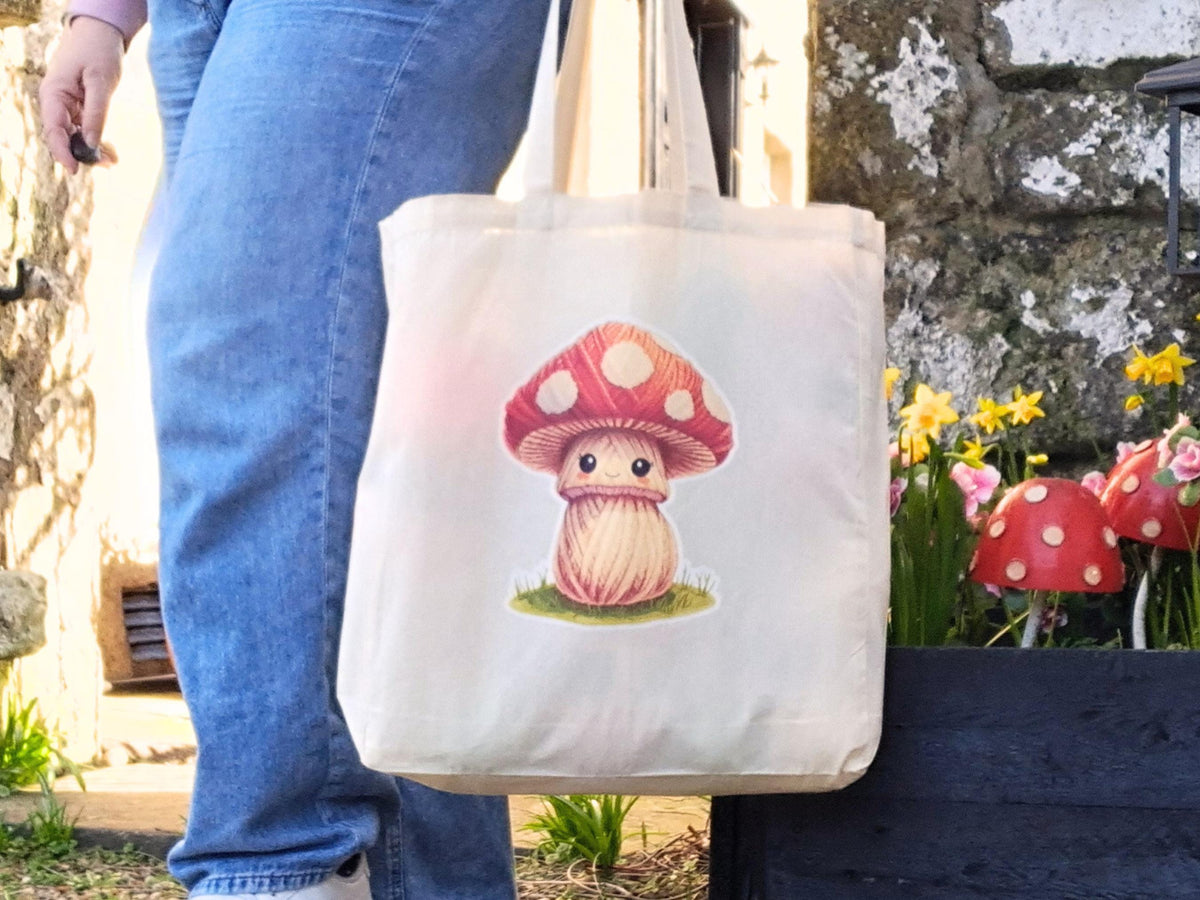 Toadstool Extra large Tote Bag