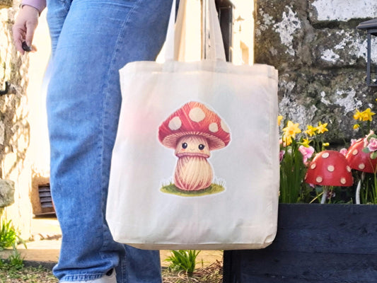 Toadstool Extra large Tote Bag