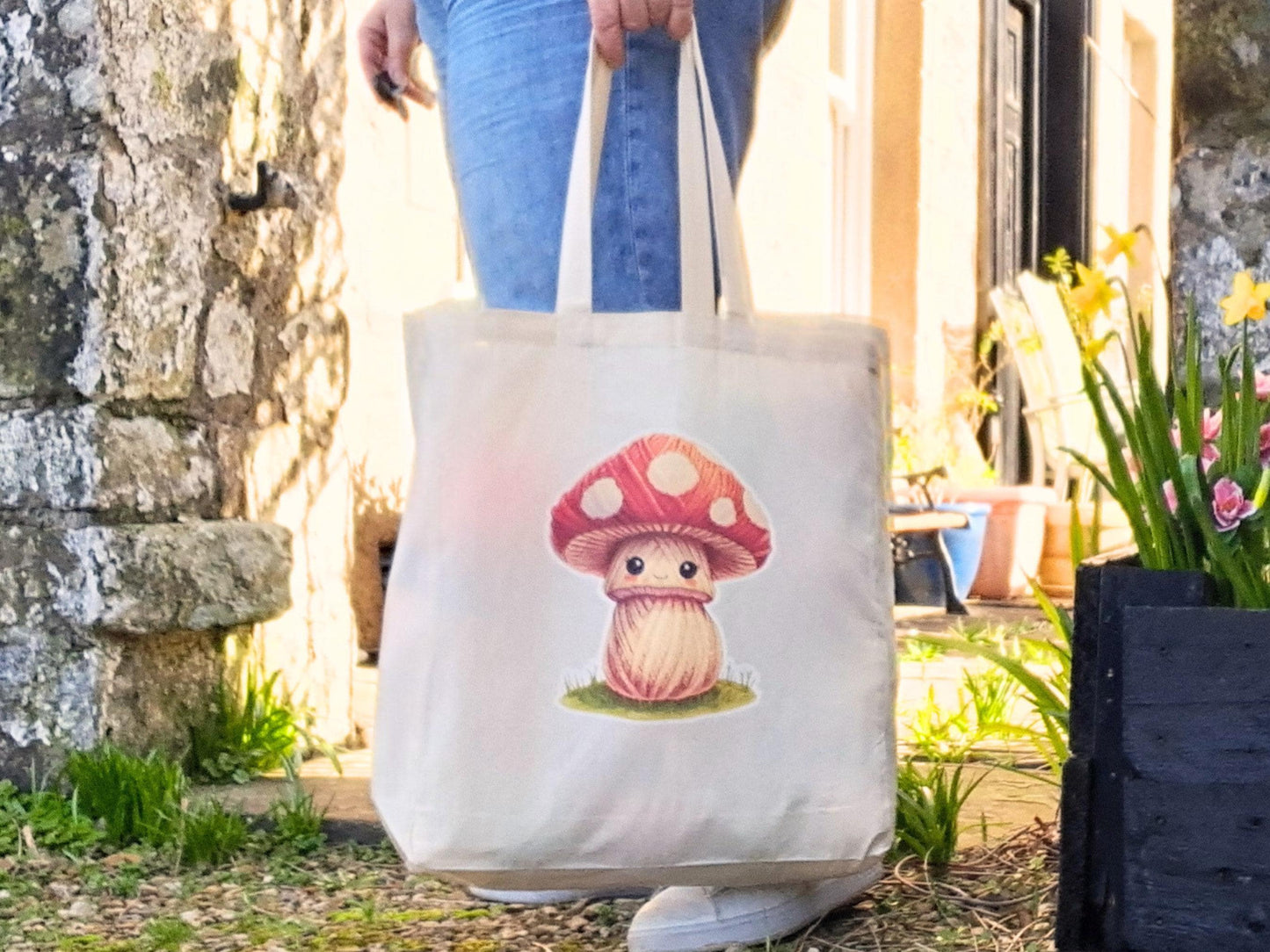 Toadstool Extra large Tote Bag