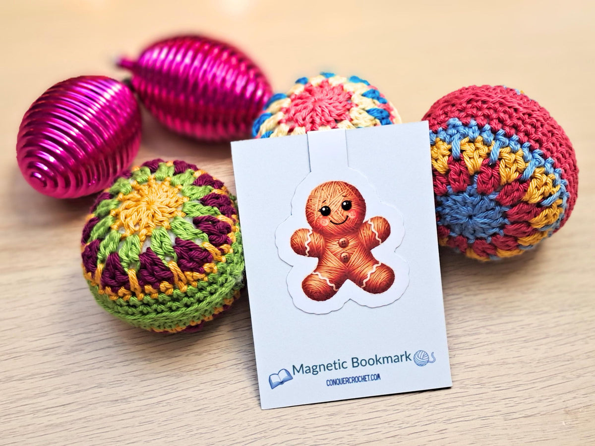 Gingerbread Man Magnetic Bookmark