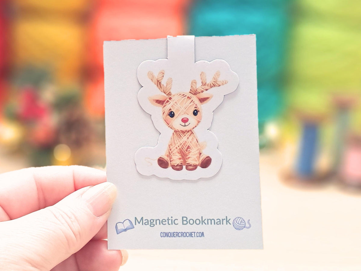 Reindeer Magnetic Bookmark
