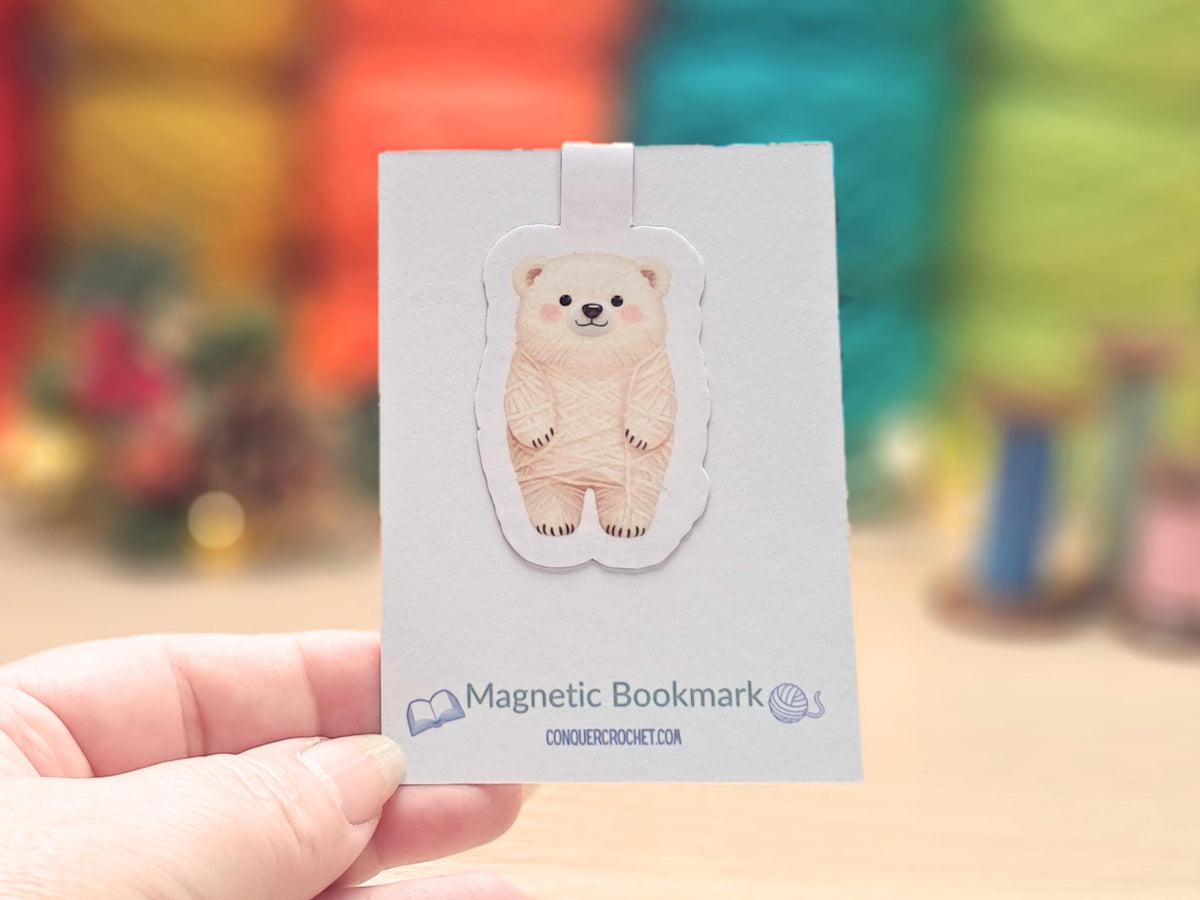 Polar Bear Magnetic Bookmark