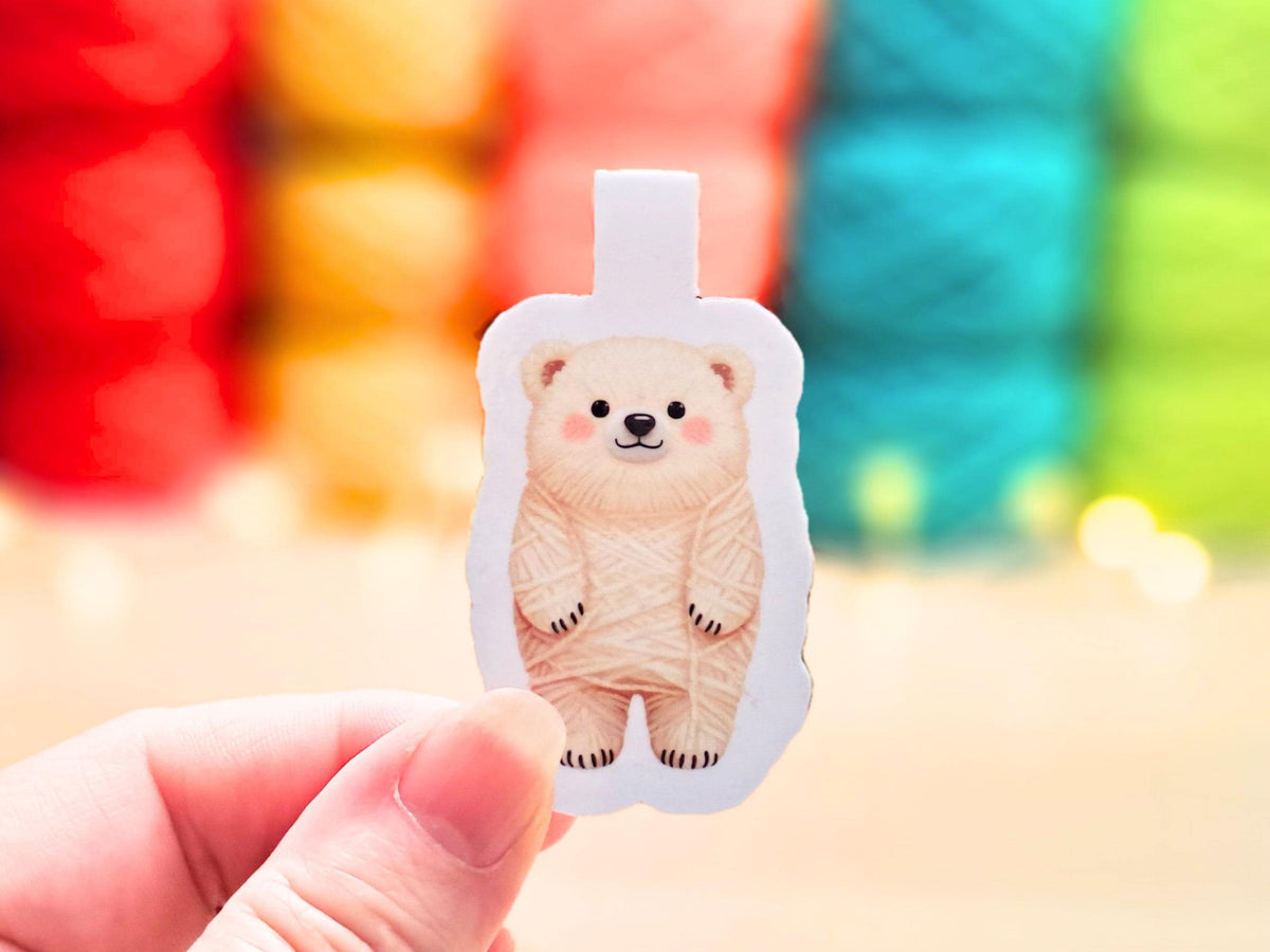 Polar Bear Magnetic Bookmark