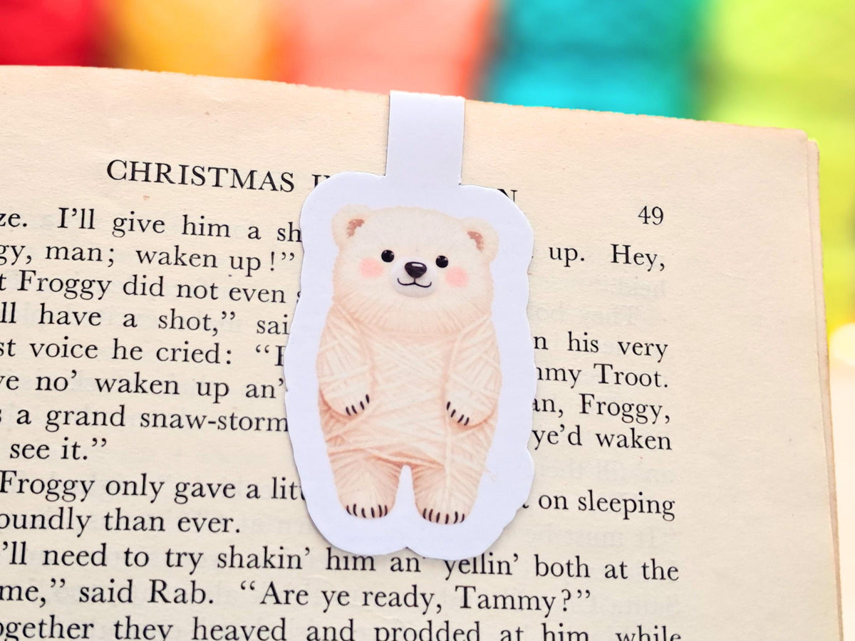 Polar Bear Magnetic Bookmark