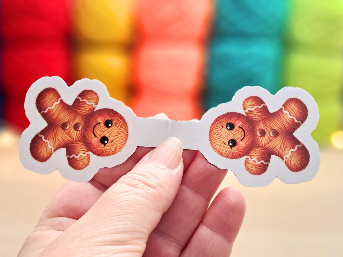 Gingerbread Man Magnetic Bookmark