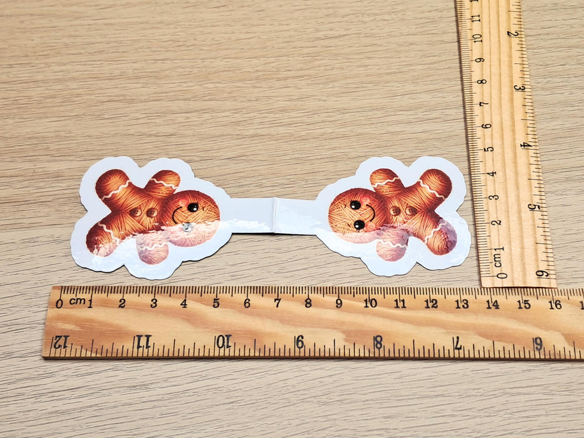 Gingerbread Man Magnetic Bookmark