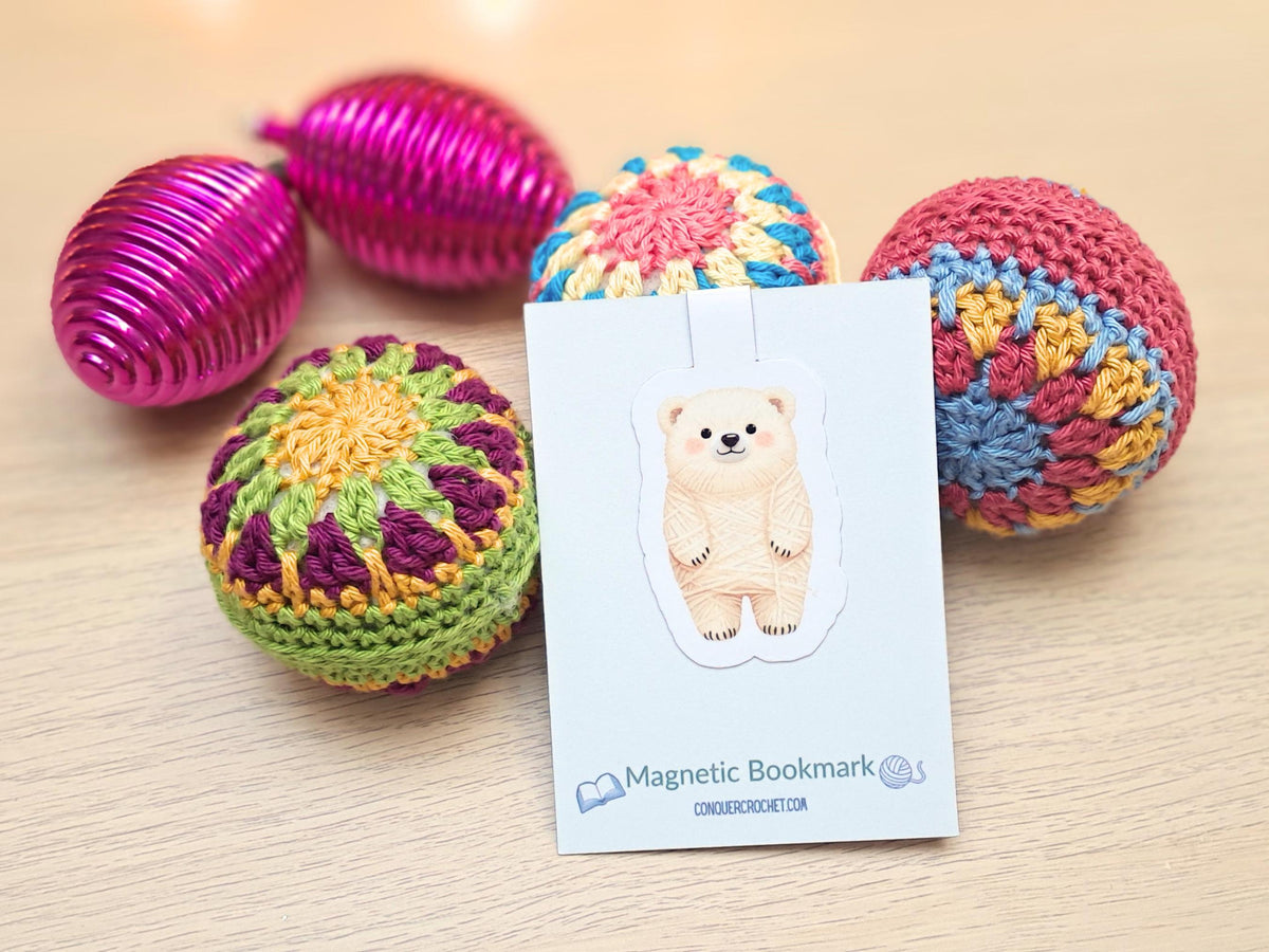 Polar Bear Magnetic Bookmark