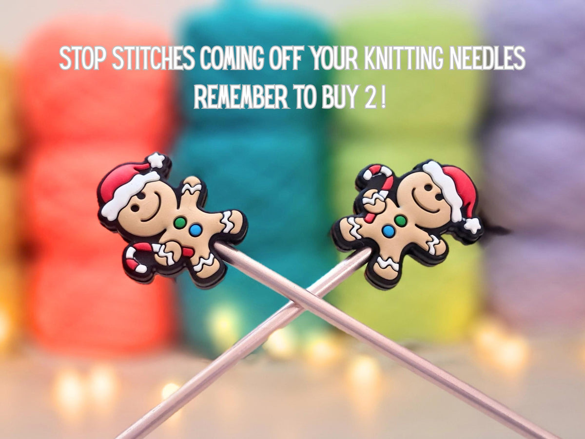Cute Christmas Gingerbread Man Stitch Stopper