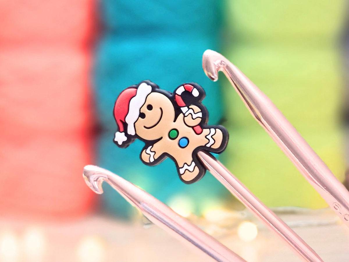 Cute Christmas Gingerbread Man Stitch Stopper