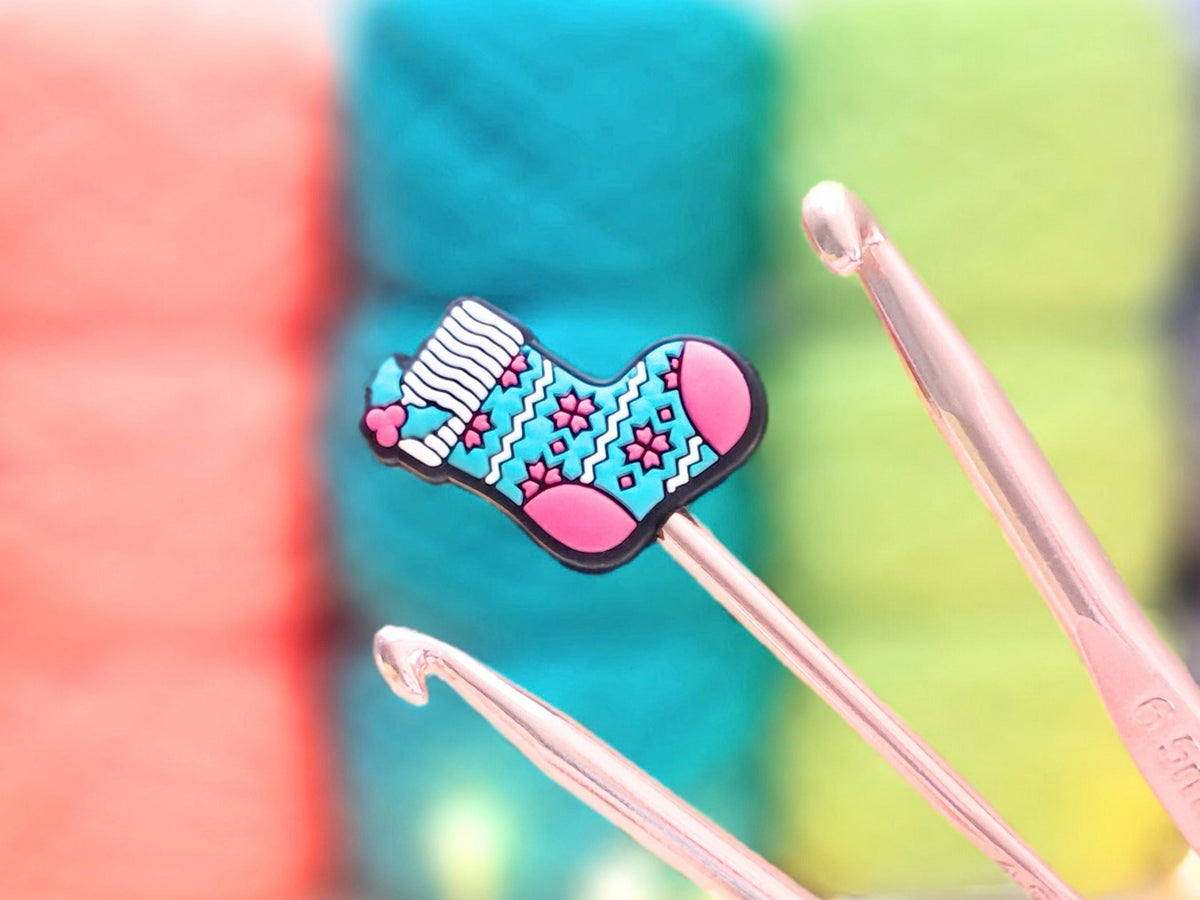Retro Christmas Stocking Stitch Stopper