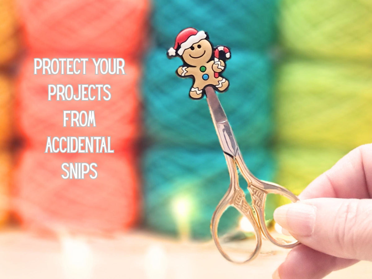 Cute Christmas Gingerbread Man Stitch Stopper