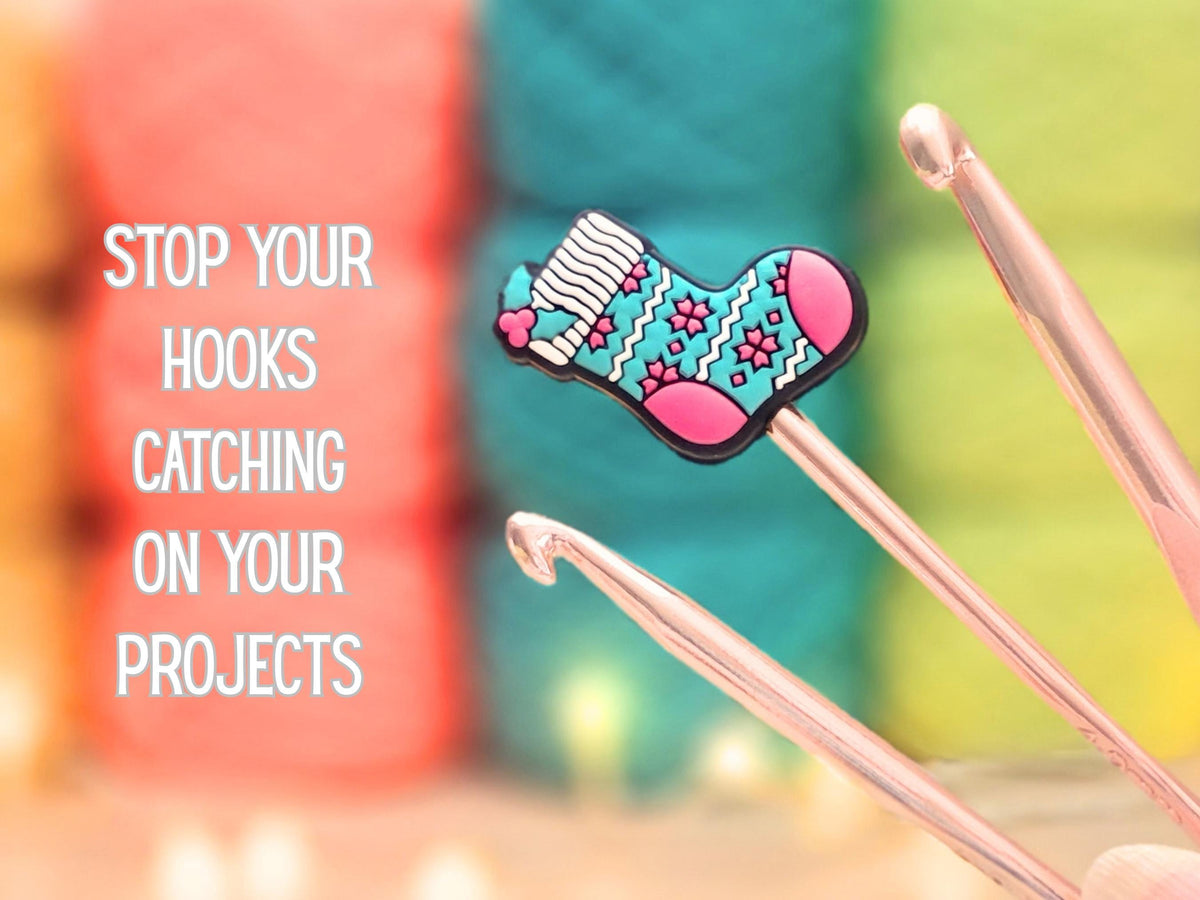 Retro Christmas Stocking Stitch Stopper