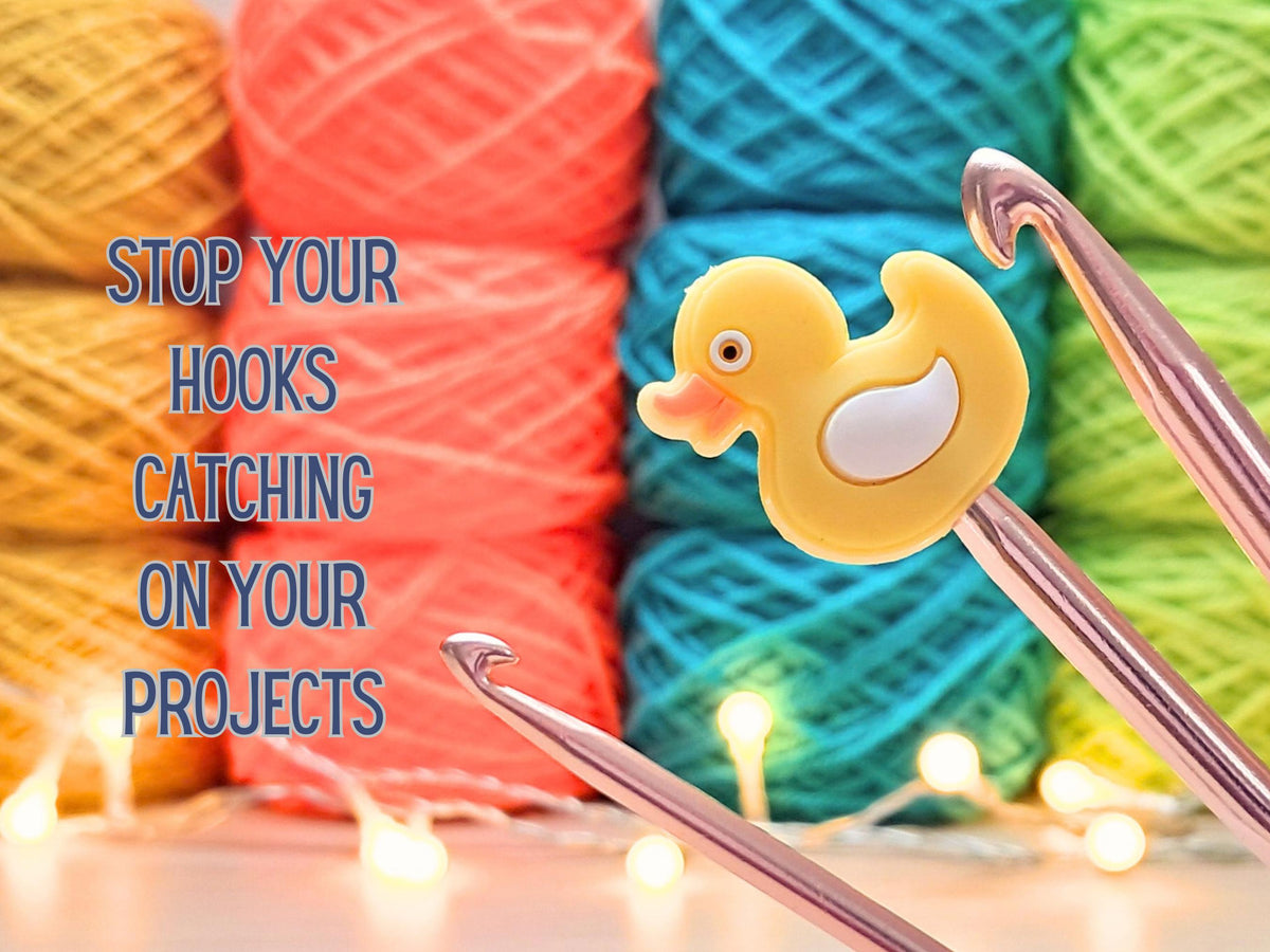 Duck Scissor Fob Or Stitch Stopper Bead