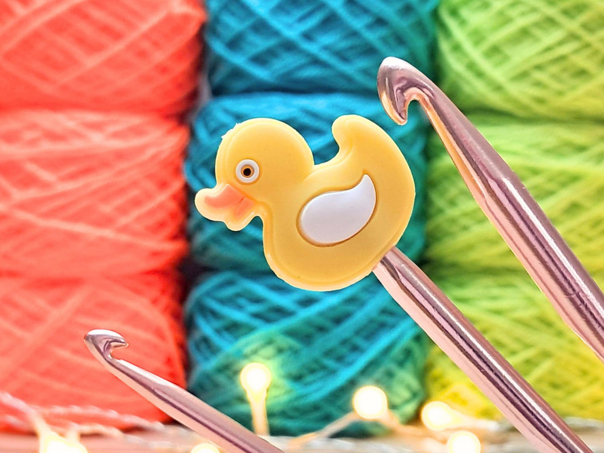 Duck Scissor Fob Or Stitch Stopper Bead