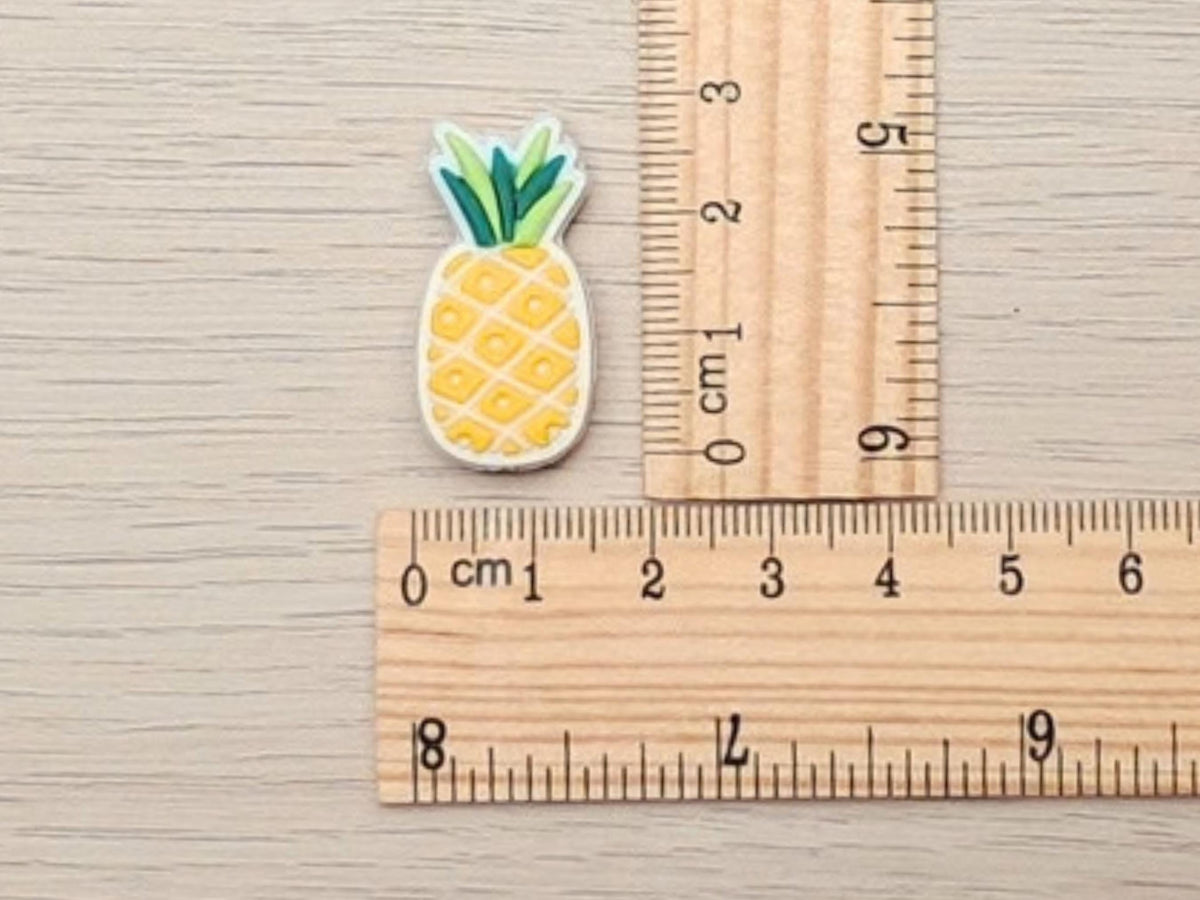 Pineapple Stitch Stopper Protection Bead, Tropical Scissor Protector, Knitting Needle Cap, Crochet Project Saver, WIP Bag Tools Notions Gift