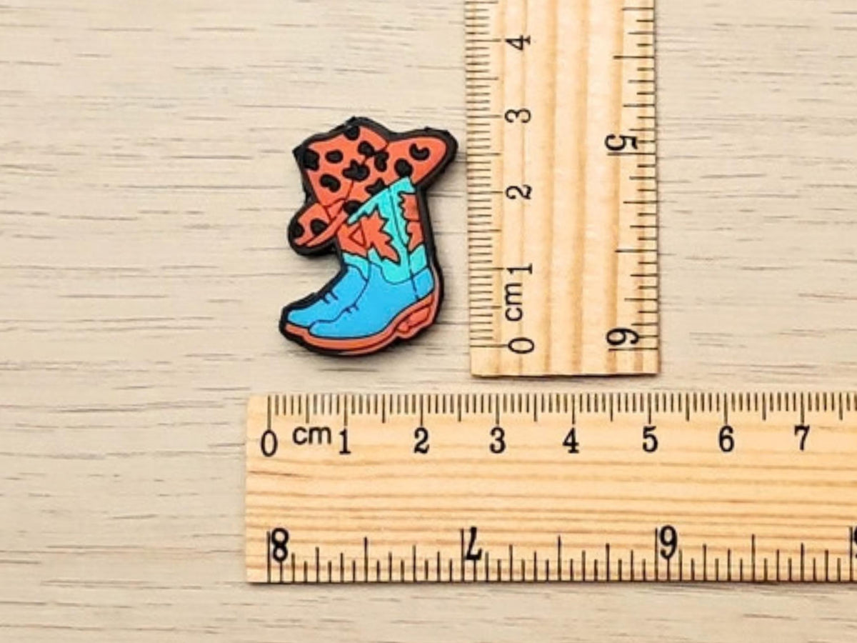 Cowboy Boot And Hat Stitch Stopper, Silicone Bead Scissor Tip Protector, Knitting Needle Cap, Crochet Project Saver, WIP Bag Tool Notions
