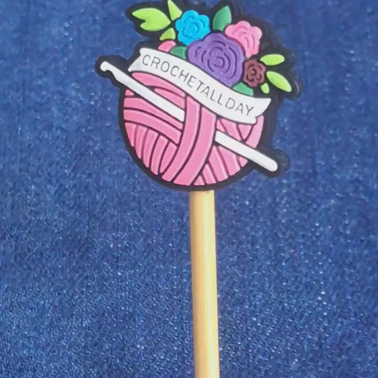 Crochet All Day Yarn And Crochet Hook Stitch Stopper