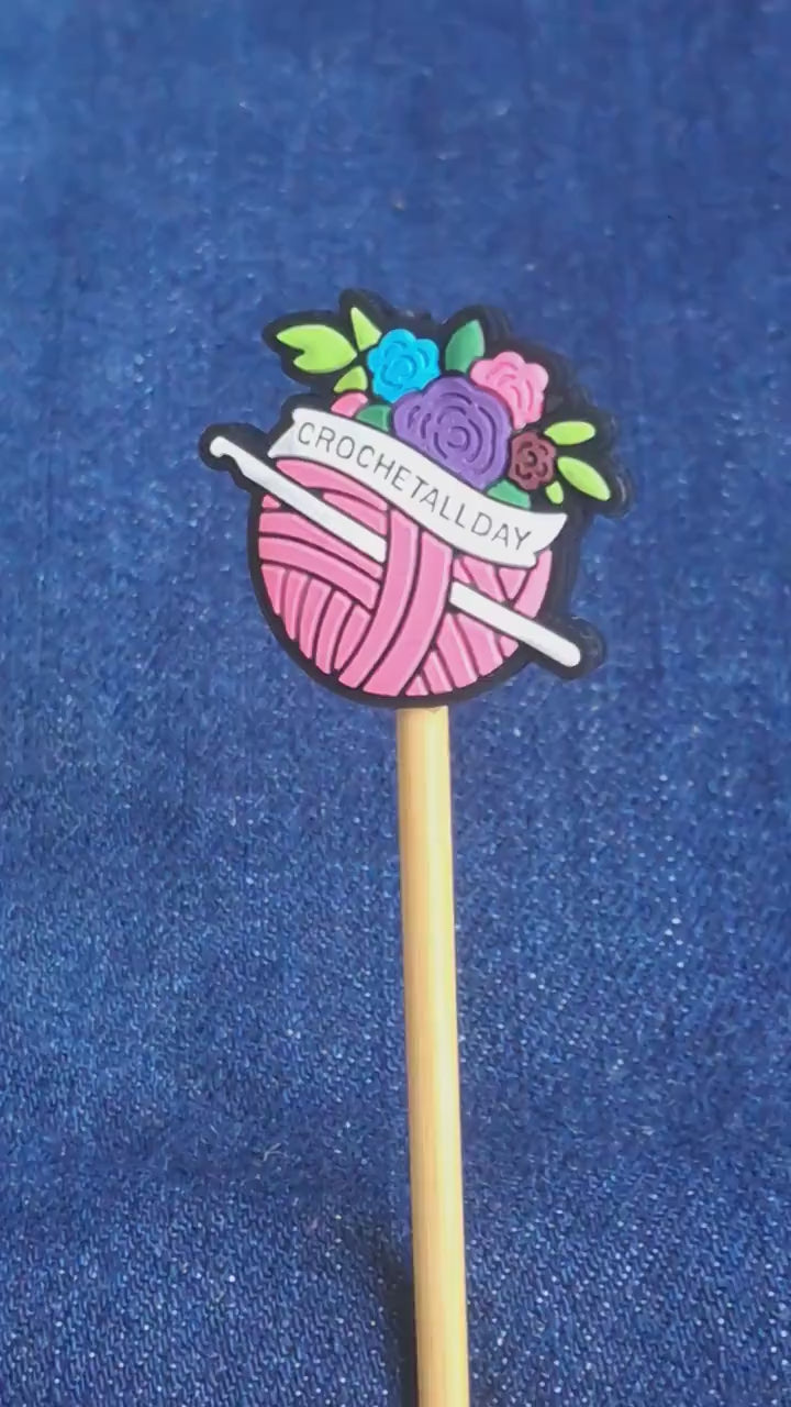 Crochet All Day Yarn And Crochet Hook Stitch Stopper