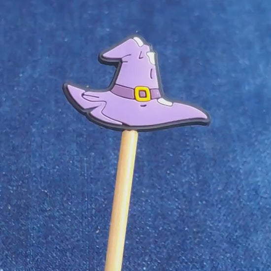 Purple Witch Wizard Hat Stitch Stopper